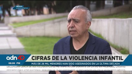 Ser niño en México es un riesgo: más de 26 mil menores asesinados en la última década