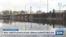 Puente Flotante cerrado debido al paso de barcaza | Emisión Estelar SIN