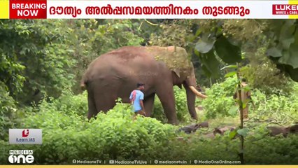 കൊമ്പൻ PT 5 നുള്ള ചികിത്സാ ദൗത്യം;  ഡോ.അരുൺ സക്കറിയയുടെ നേതൃത്വത്തിൽ ദൗത്യം