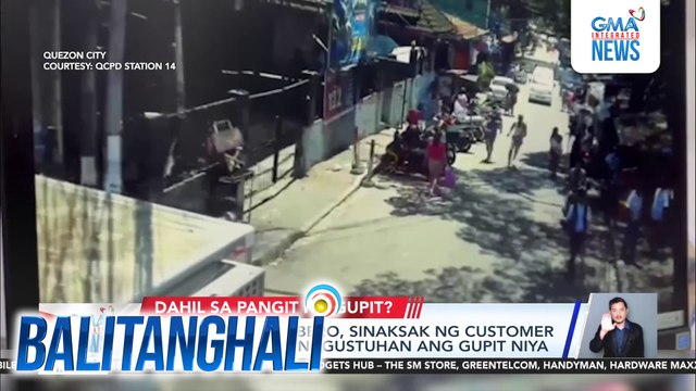 44-anyos na barbero, sinaksak ng customer na hindi umano nagustuhan ang gupit niya | Balitanghali