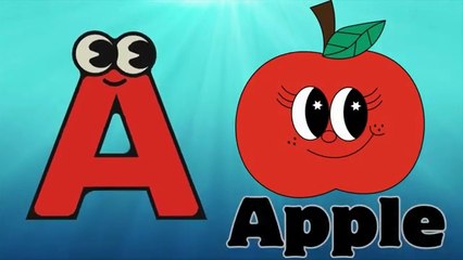 Phonics Song With Words For Kids | A For Apple | ABC Alphabet Letter with Sounds | Rhymes