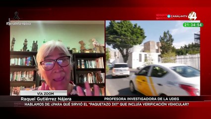 Raquel Gutiérrez Nájera nos habla sobre la verificación vehicular