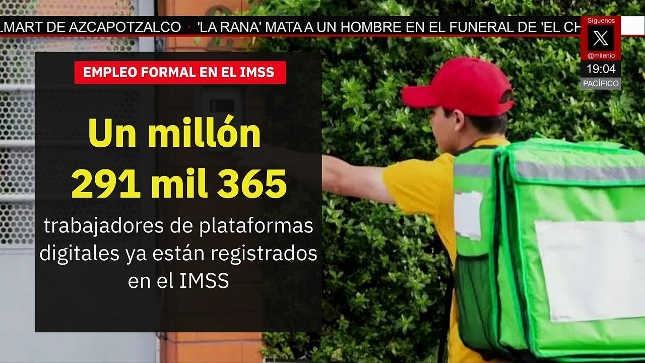 Da inicio el programa piloto del IMSS para dar seguridad social a repartidores