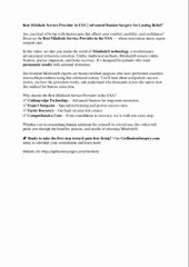 Best Minilock Service Provider in USA | Advanced Bunion Surgery for Lasting Relief"