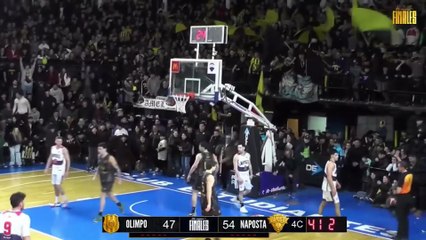 Básquet: volcada de Fausto Ruesga, en la final entre Olimpo y Napostá