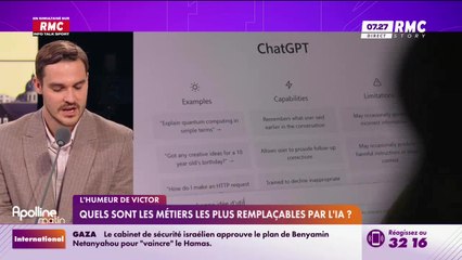 L'humeur de Victor : Quels sont les métiers les plus remplaçables par l'IA ? - 08/08
