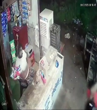 Un commerçant rodé face à des voleurs... Efficace