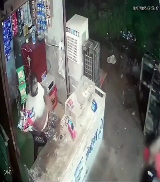 Un commerçant rodé face à des voleurs... Efficace