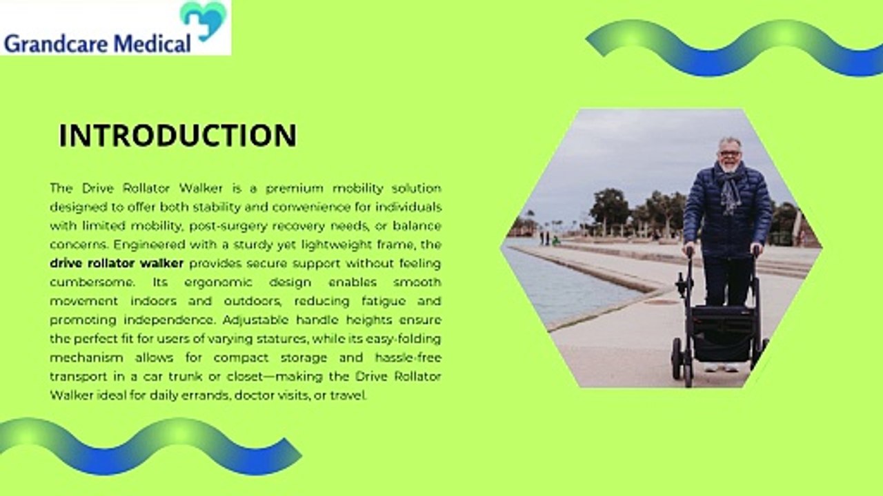 Experience Total Freedom with the Drive Rollator Walker
