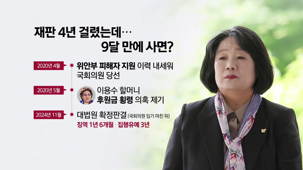 '위안부 후원금 횡령' 윤미향, 광복절 특사 대상에? [앵커리포트] / YTN