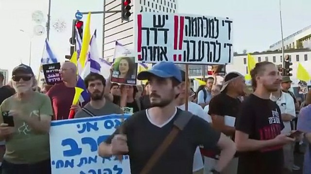 Famiglie degli ostaggi si uniscono alle proteste contro l'offensiva a Gaza