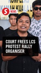 Former Muda sec-gen freed of LCS protest rally charge