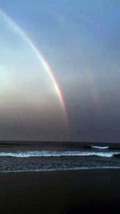 Beautiful rainbow + Sea | SUNSET🌄🌈