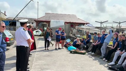 Crew of Irish teens sail tall ship to Aberystwyth