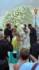 يومي تدخل القفص الذهبي في حفل زفاف باذخ شغل السوشيل ميديا