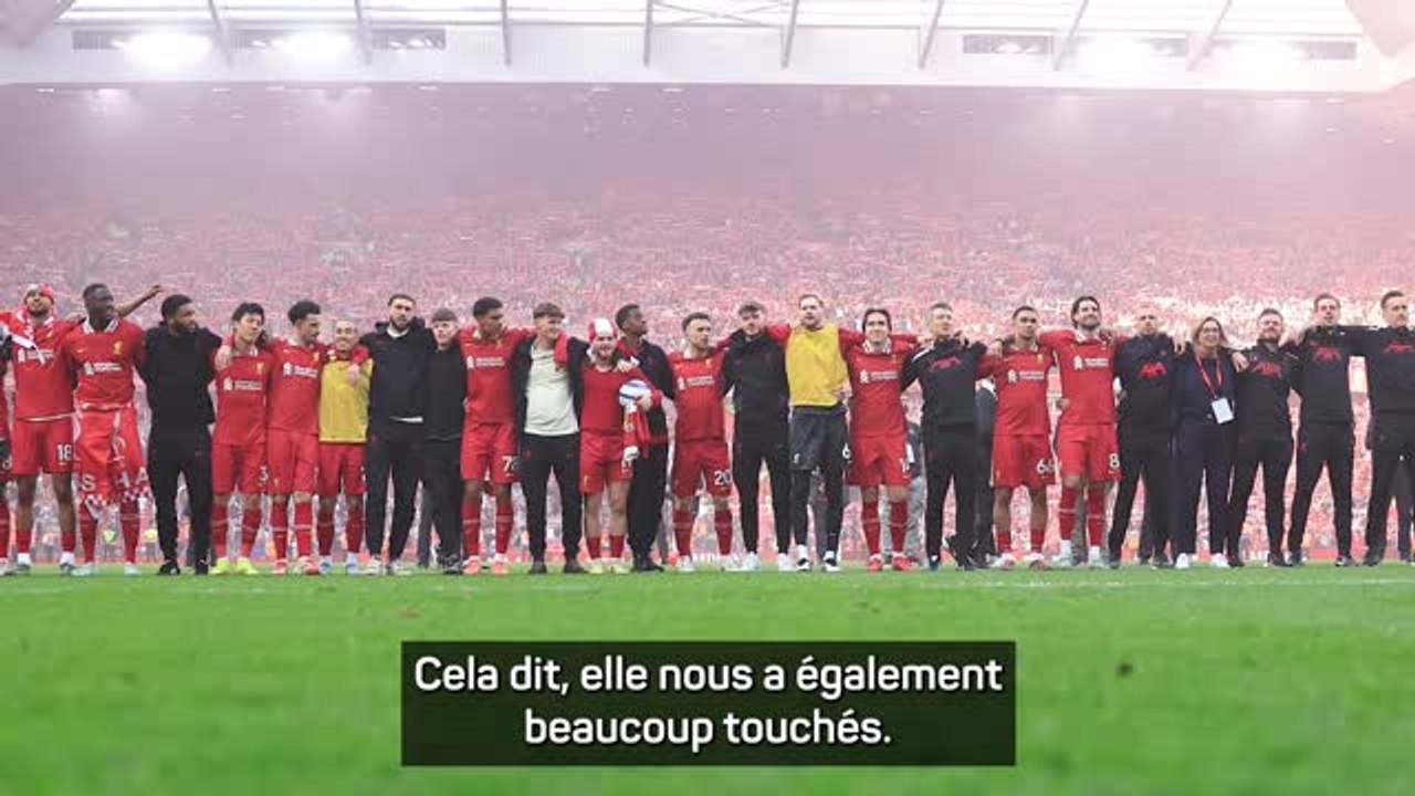 Liverpool - Slot : "Les hommages à Jota ont été émouvants et impressionnants"