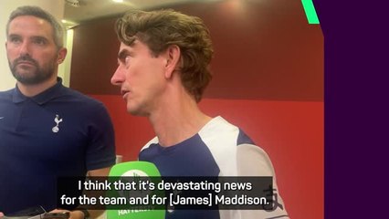 Maddison's injury is devastating for Tottenham - Frank