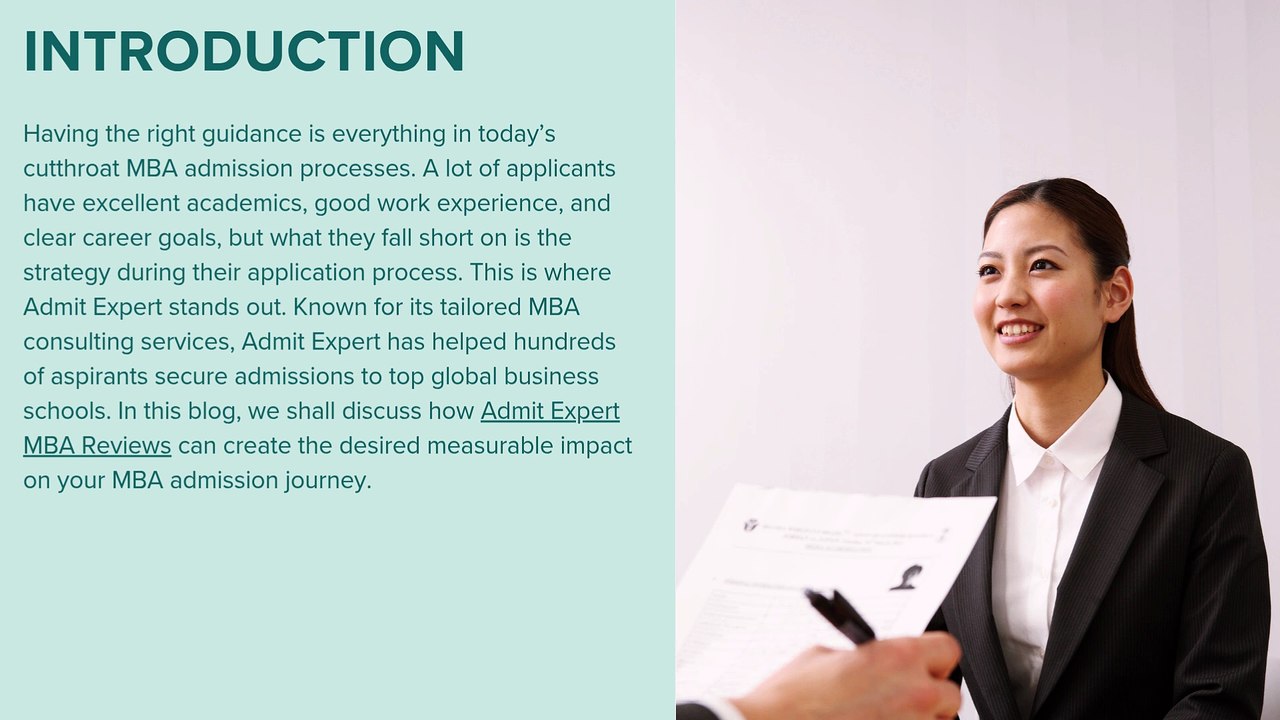 How Personalized MBA Guidance from Admit Expert Impacts Admission Success