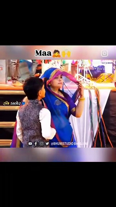 ગમન સાંથલ અને તેમના દીકરાનો વિડિઓ