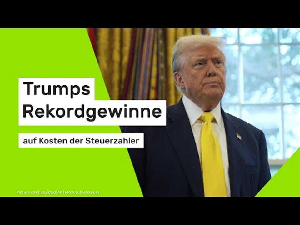 Trump macht Kasse auf Kosten des amerikanischen Volkes und feiert neue Rekordgewinne