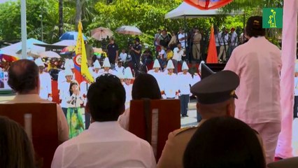 Petro desconoce soberanía de Perú sobre isla en frontera amazónica Santa Rosa, Perú