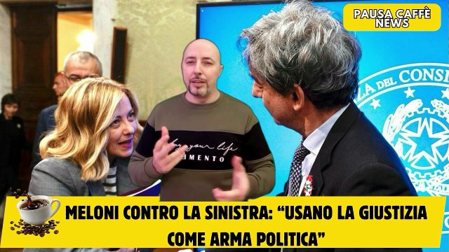 Meloni contro la sinistra “Usano la giustizia come arma politica”