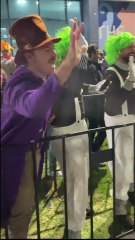 Darts fans hit a bulls eye with their costumes at the PDC 2025 Australian Masters competition at the WEC