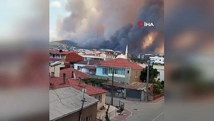Çanakkale'de yangın kabusu: Alevler devlet hastanesine yaklaştı