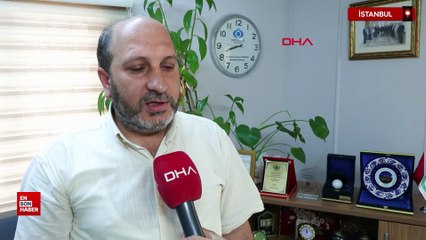 İstanbul'da derenin rengi atıklar nedeniyle değişti