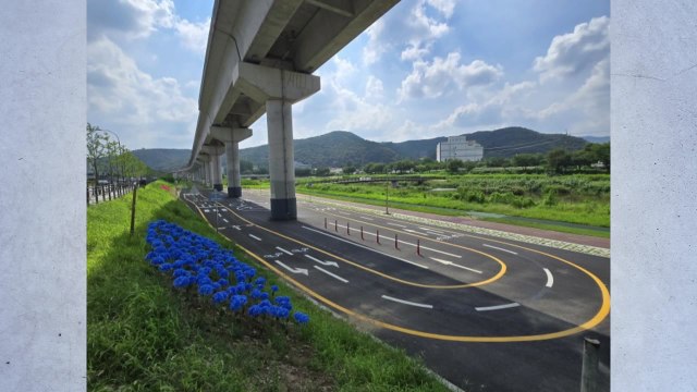 [경기] 용인시, 경안천변에 자전거 연습장 조성 / YTN