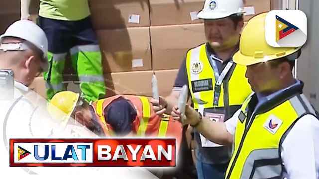 Nasa P200M halaga ng smuggled agri-products, tumambad sa inspeksyon ng DA at BOC sa mga nasabat na container vans ulat ni JM Pineda