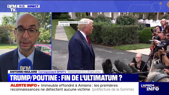 Ukraine: Donald Trump reste flou sur ses intentions après l'ultimatum lancé à Vladimir Poutine