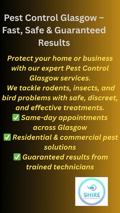 Pest Control Services Glasgow – Safe, Fast & Reliable