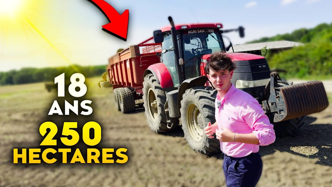 Charles Etienne, 18 ans, PRÉSENTE sa FERME ! (Engins agricole, bêtes, matériels..) 🐄🚜