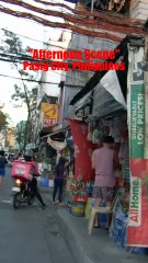 Afternoon Scene on Andes Street in Pasig City in the Philippines