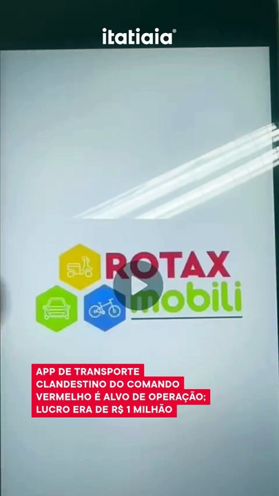 App de transporte clandestino do Comando Vermelho é alvo de operação; lucro era de R$ 1 milhão