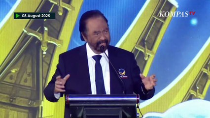 [FULL] Pidato Surya Paloh di Rakernas Nasdem: Tak Hanya Supporting 'Lip Service' Presiden Prabowo