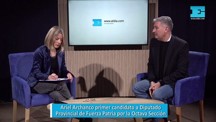 Ariel Archanco primer candidato a Diputado Provincial de Fuerza Patria