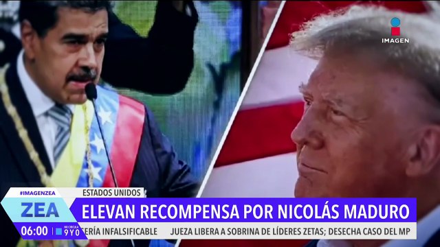 EEUU ofrece 50 millones de dólares como recompensa por el presidente Nicolás Maduro | Noticias con Francisco Zea