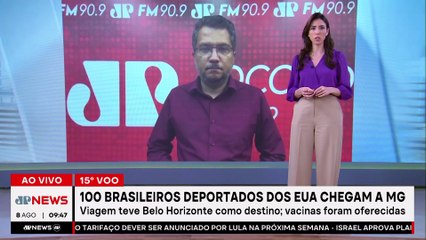Décimo quinto voo com brasileiros deportados dos EUA chega a MG