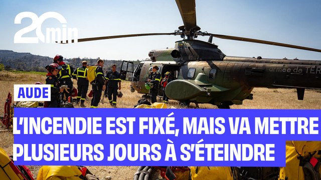 Dans l’Aude, l’incendie est enfin fixé, mais ne s’éteindra pas avant plusieurs jours