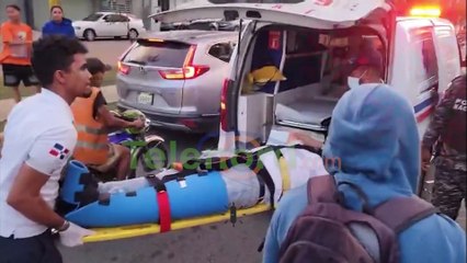 Se registra accidente de tránsito en la avenida Libertad de SFM