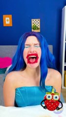 Candy Makeup Saved My BAD DAY! 🤯🍭💄 #makeup #candy #shorts