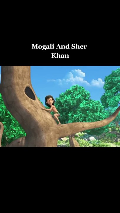 Mogli and sher Khan cartoon #subscribe #mogli #viral