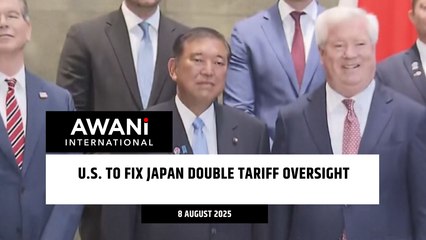 U.S. to fix Japan double tariff oversight