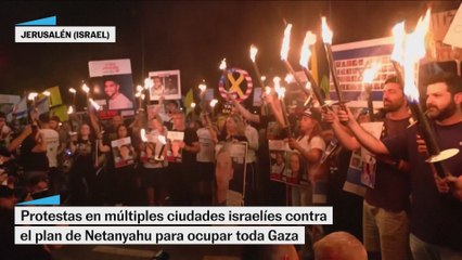 Israelíes y palestinos se oponen a la ocupación de Ciudad de Gaza