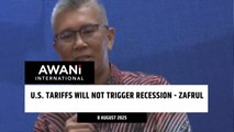 U.S. tariffs will not trigger recession - Zafrul