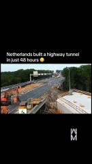 Netherlands built a tunnel in 48hours  Financial Education | Motivation & Money Video🔥