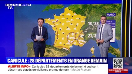 Canicule: 28 départements de la moitié sud sont placés en vigilance orange ce samedi