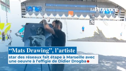 Mats Drawing à Marseille : pour l'amour du maillot, du dessin et des légendes du foot